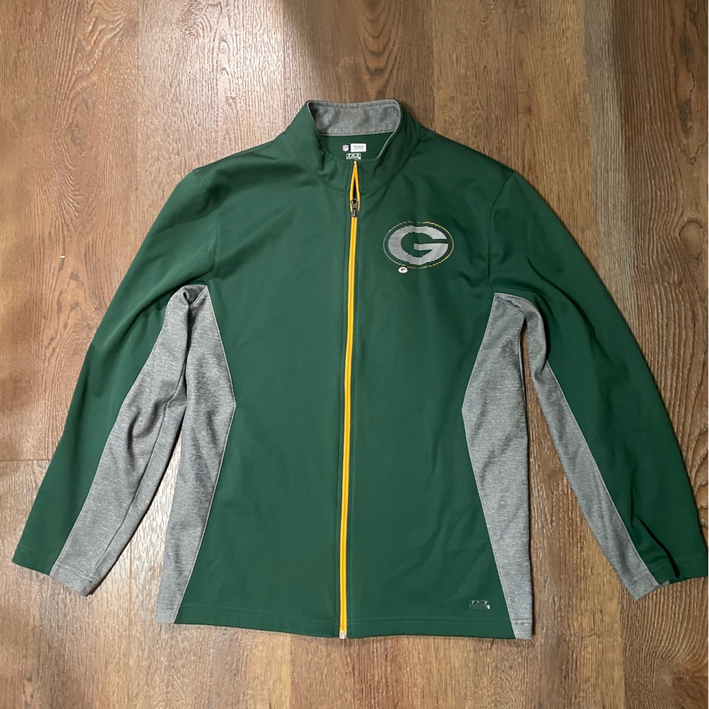 NFL Green Bay Packers Full Zip Lightweight Jacket